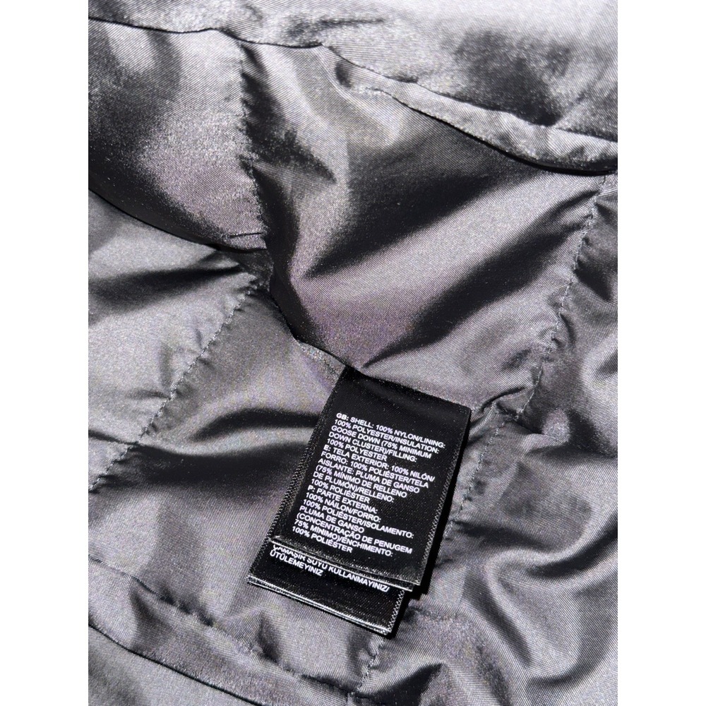 The North Face 550 Down Puffer Jacket Men's XL Black Green Full Zip Gorpcore - Picture 6 of 6